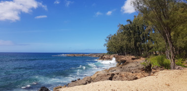 Three tables beach